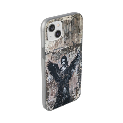 Vhils inspired Gothic Dark Angel Phone Case