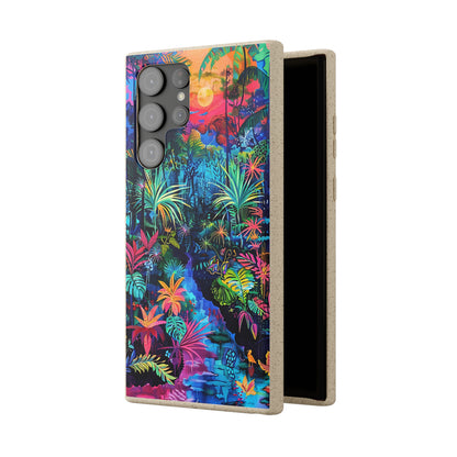 Colourful Rain Forest Biodegradable Phone Case | iPhone / Samsung