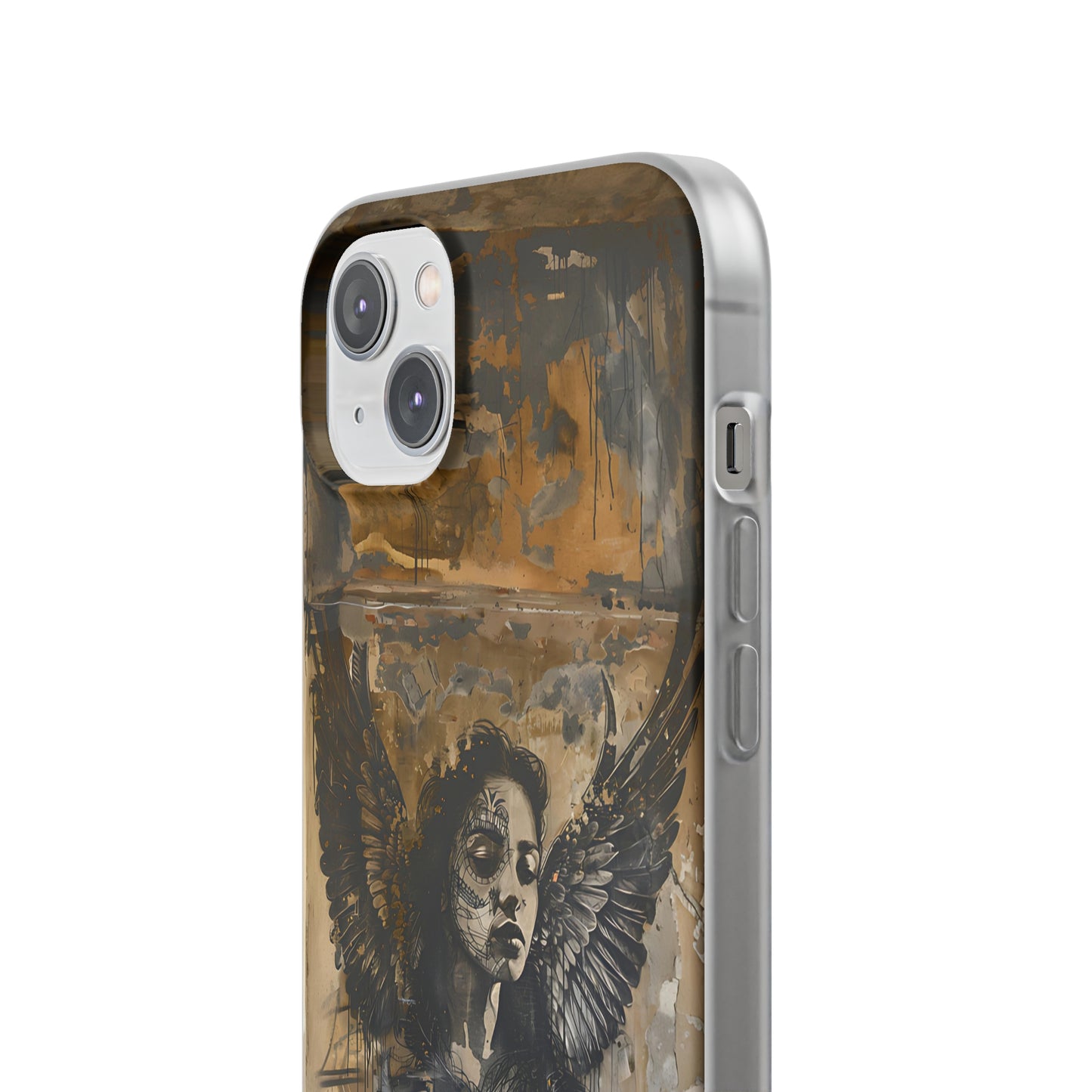 Vhils inspired Gothic Woman Phone Case