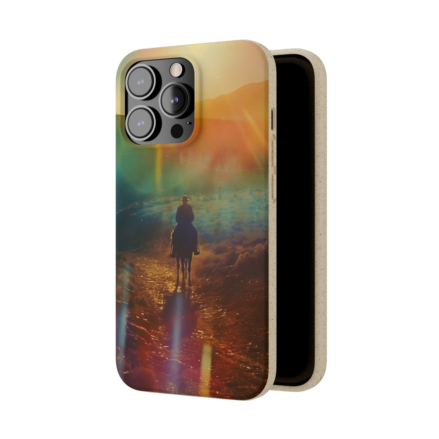 Horse rider cinematic Biodegradable Phone Case | iPhone / Samsung