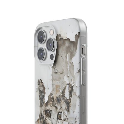 Vhils inspired grafitti Cat Phone Case