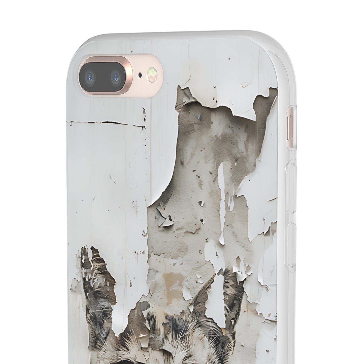 Vhils inspired grafitti Cat Phone Case