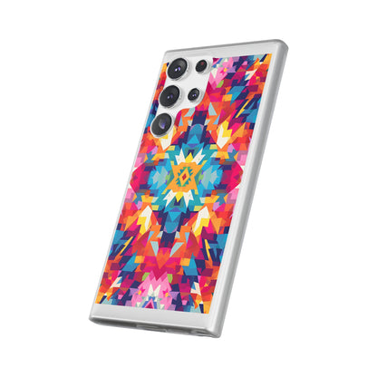 Maya Hayuk  inspired bold, colourful  pattern Phone Case