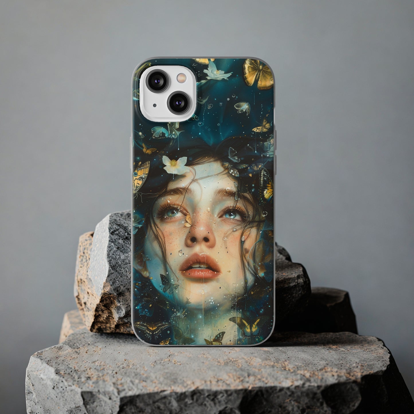 Girl under water contemporary style | iPhone/Samsung | Slimline Phone Case