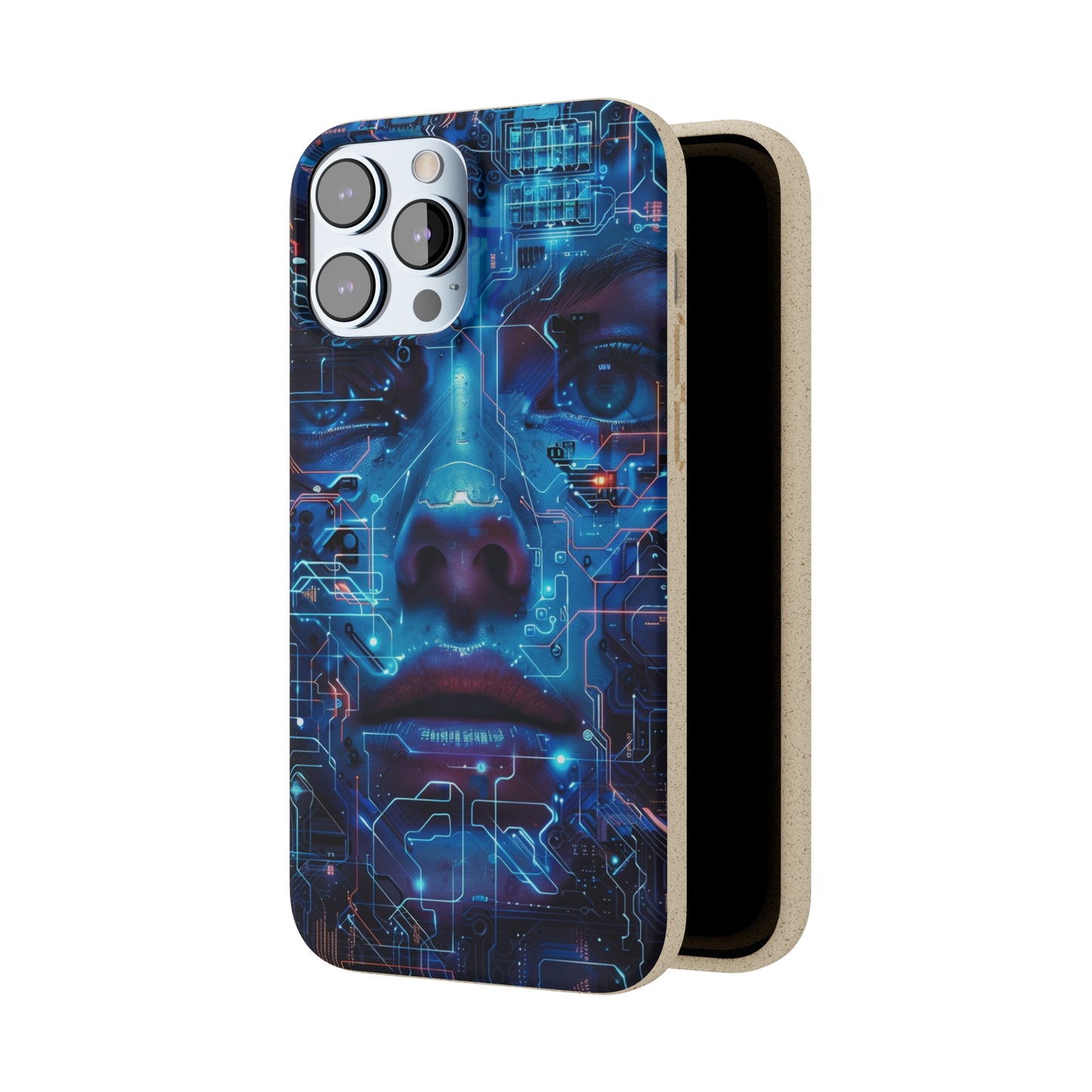 Cyberpunk woman Biodegradable Phone Case | iPhone / Samsung