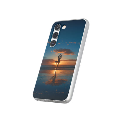 Yoga on the beach Phone Case | iPhone / Samsung