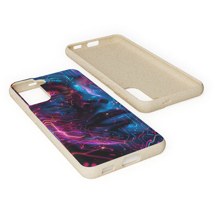 Cyberpunk woman Biodegradable Phone Case | iPhone / Samsung