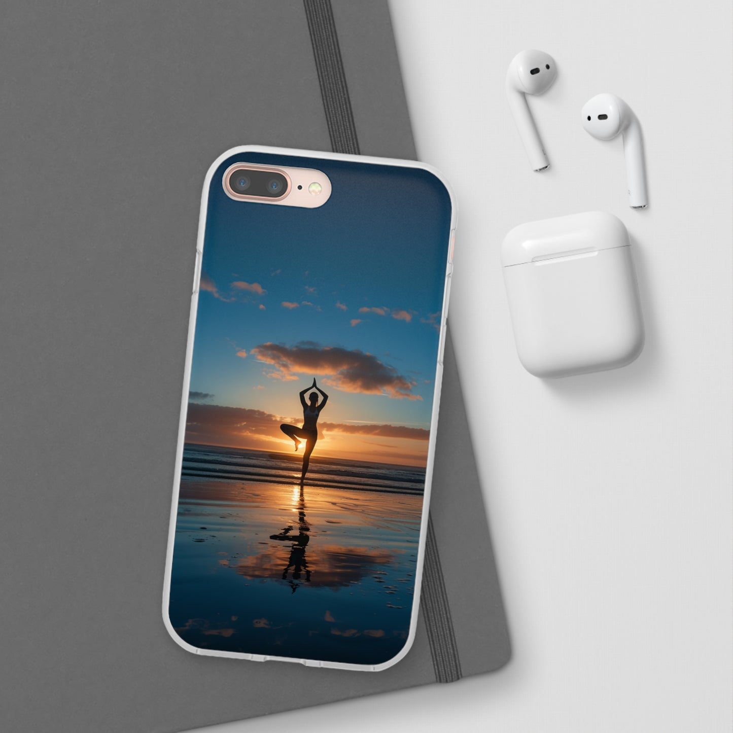 Yoga on the beach Phone Case | iPhone / Samsung