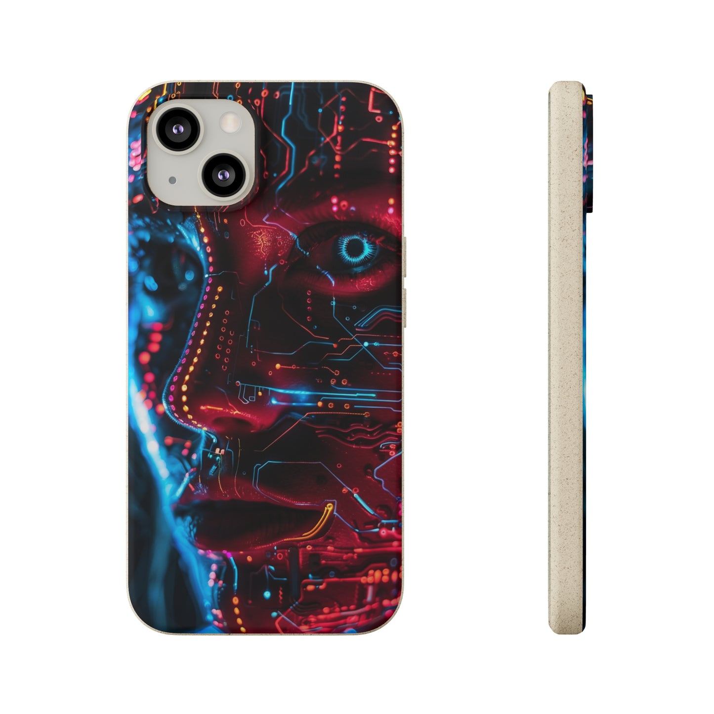 Cyberpunk woman Biodegradable Phone Case | iPhone / Samsung