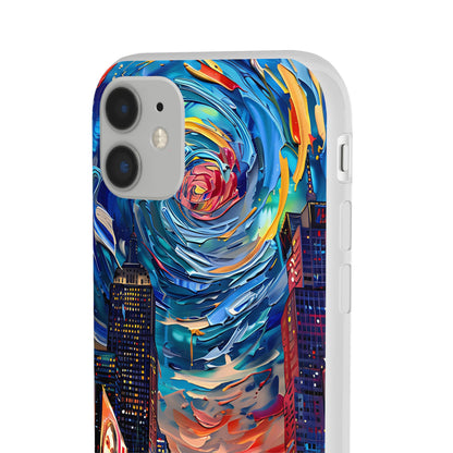 Van Gogh inspired City scene | iPhone/Samsung | Slimline Phone Case