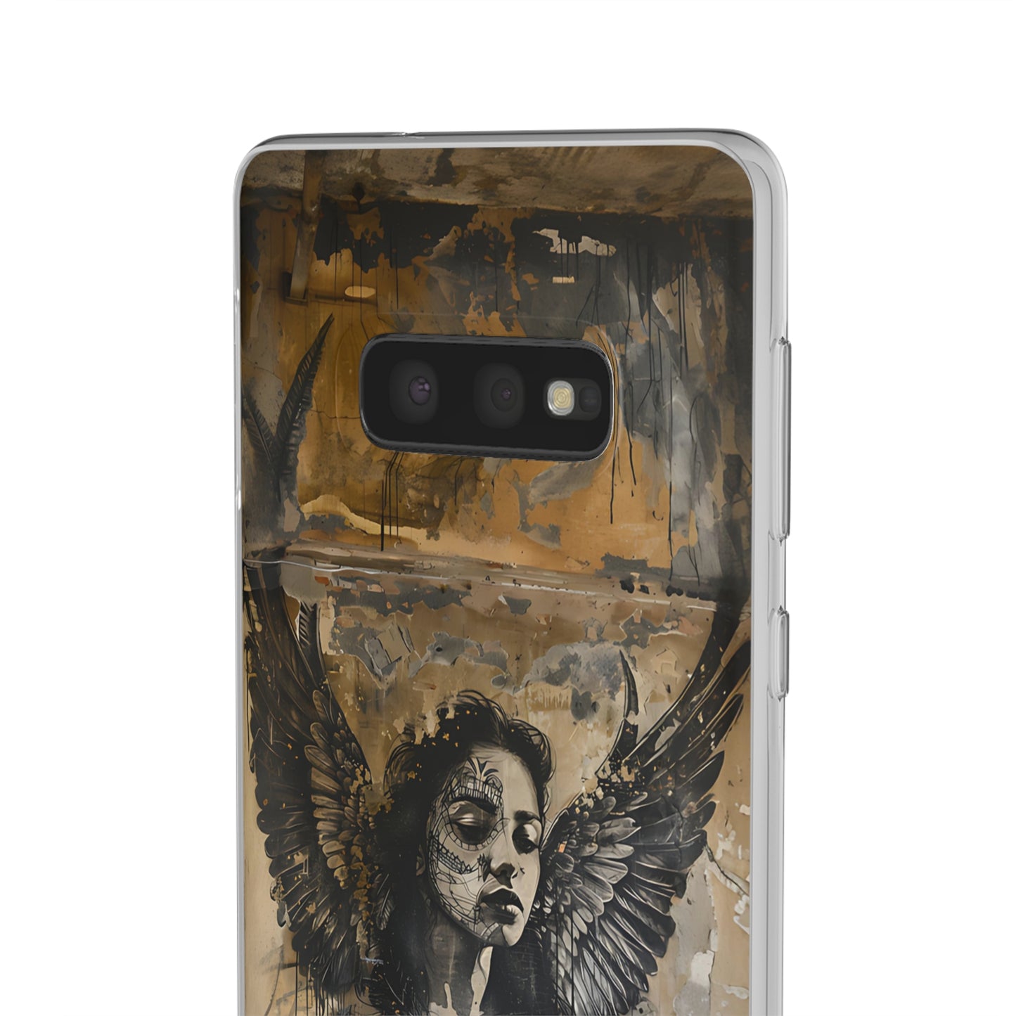 Vhils inspired Gothic Woman Phone Case