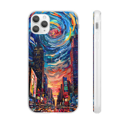 Van Gogh inspired City scene | iPhone/Samsung | Slimline Phone Case