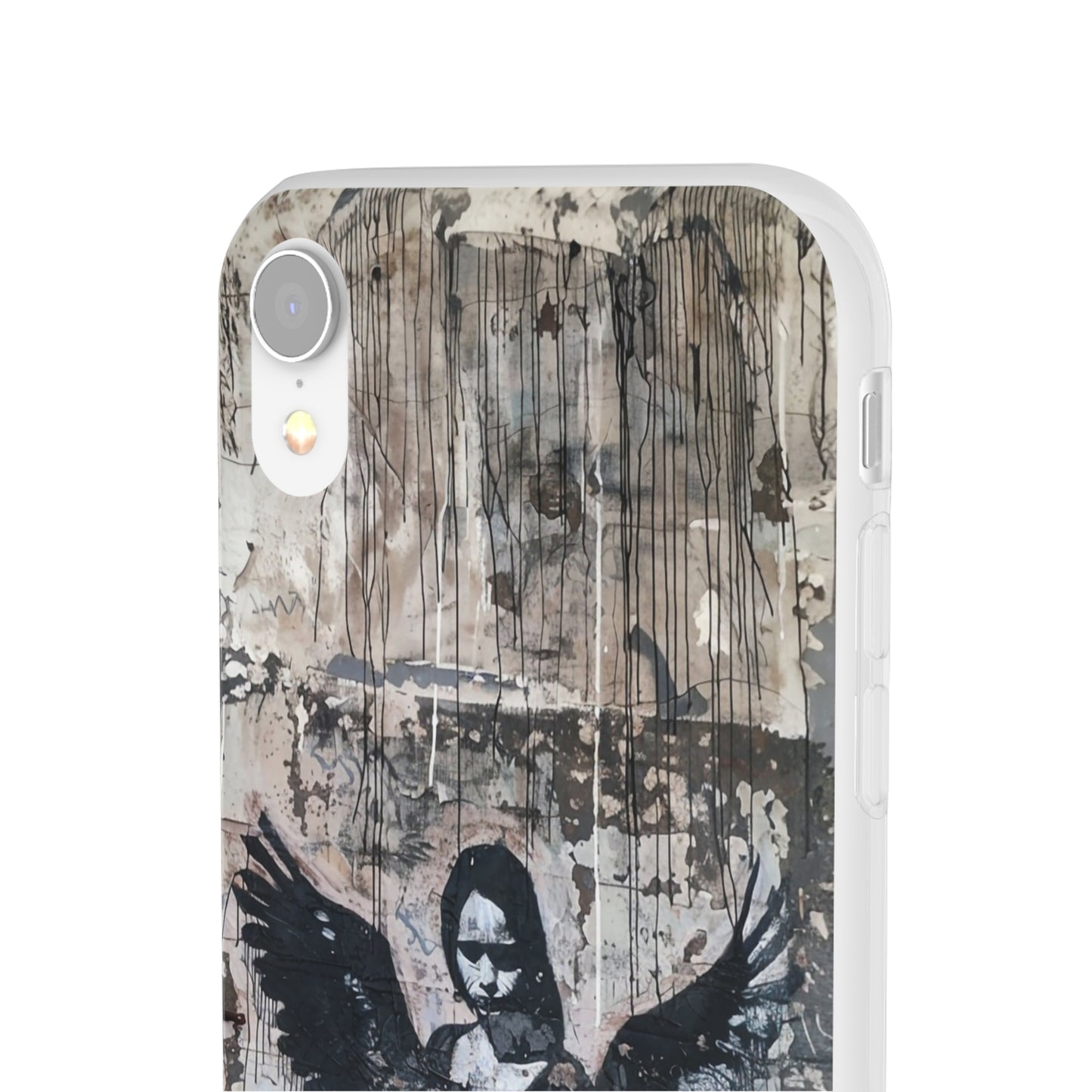 Vhils inspired Gothic Dark Angel Phone Case