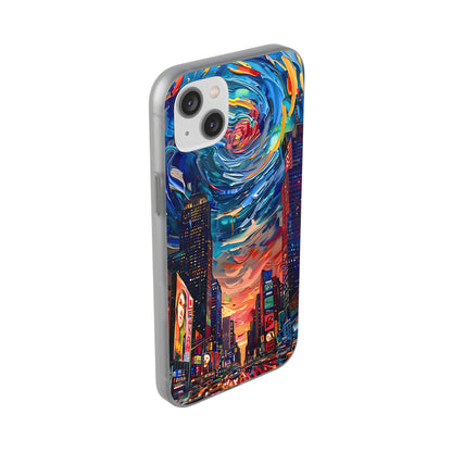 Van Gogh inspired City scene | iPhone/Samsung | Slimline Phone Case