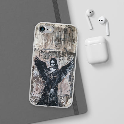 Vhils inspired Gothic Dark Angel Phone Case