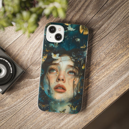 Girl under water contemporary style | iPhone/Samsung | Slimline Phone Case