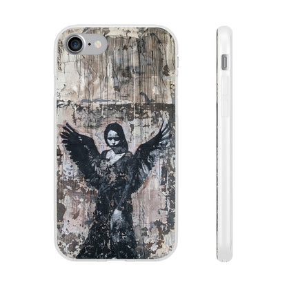 Vhils inspired Gothic Dark Angel Phone Case