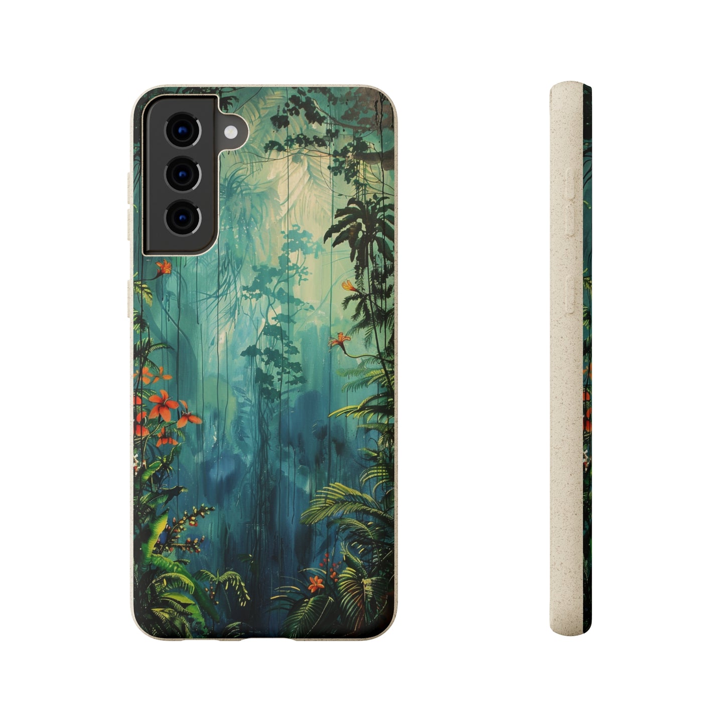 Rain Forest Clearing Scene Biodegradable Phone Case | iPhone / Samsung