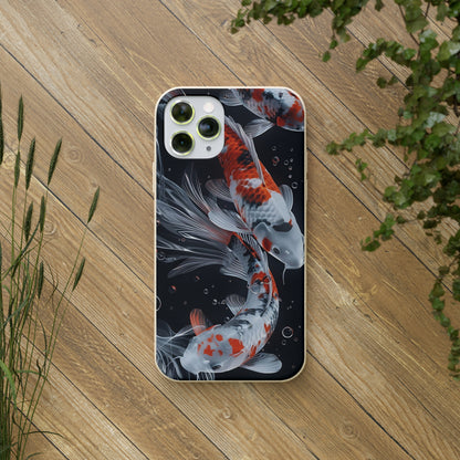 Realistic Koi Fish Biodegradable Phone Case | iPhone / Samsung