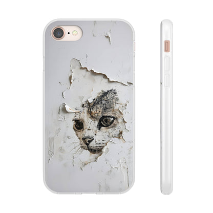 Vhils inspired Cat Phone Case | iPhone / Samsung