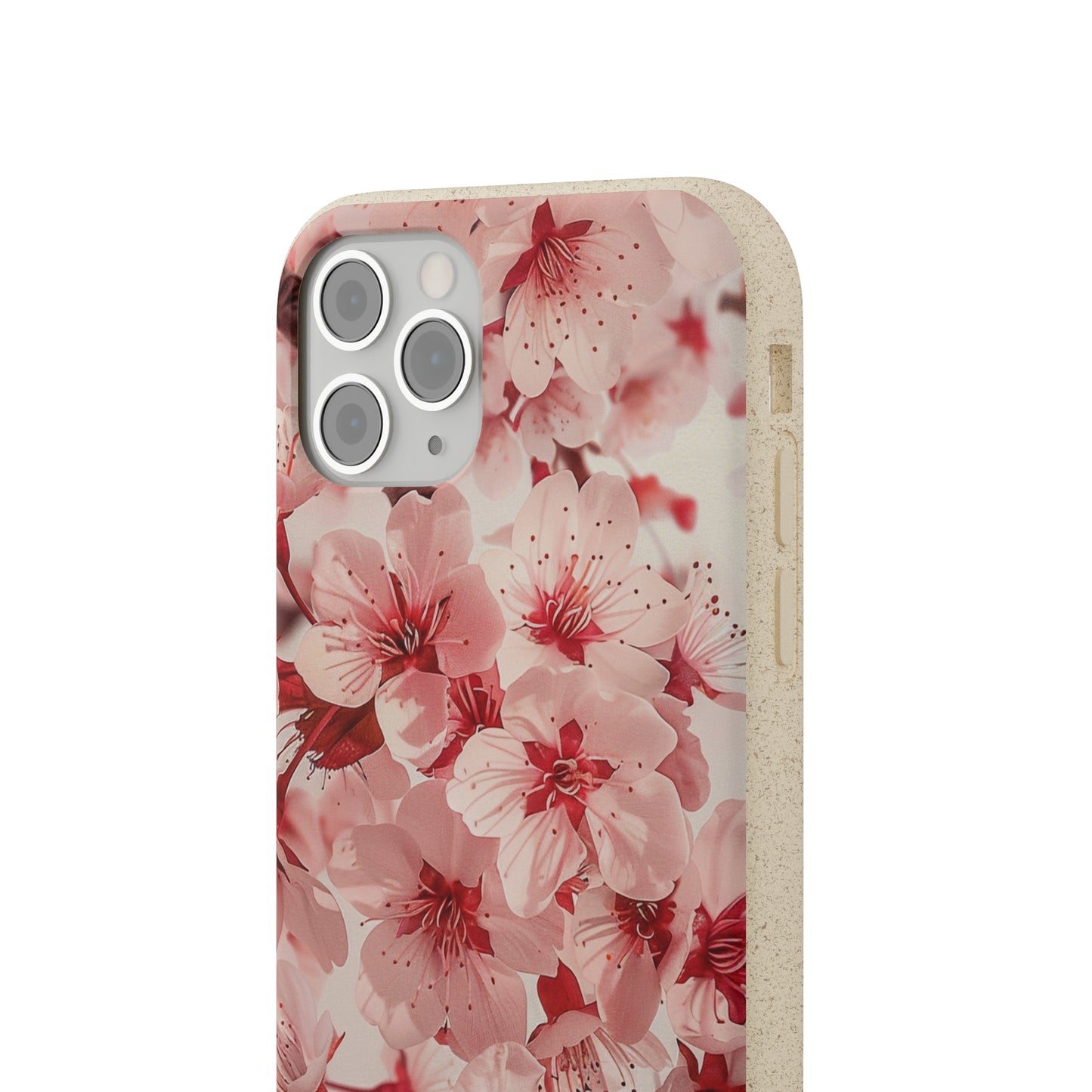 Pink Flowers Biodegradable Phone Case | iPhone / Samsung