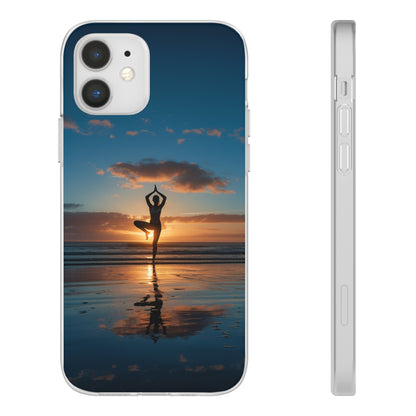 Yoga on the beach Phone Case | iPhone / Samsung