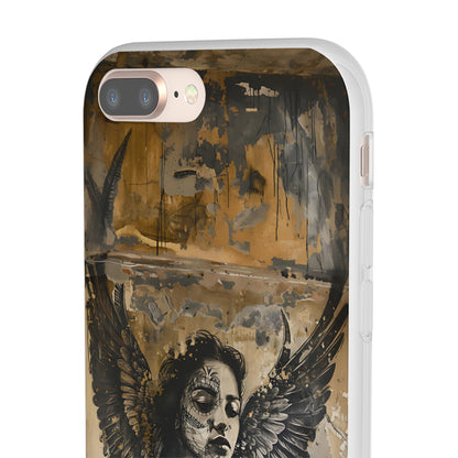 Vhils inspired Gothic Woman Phone Case