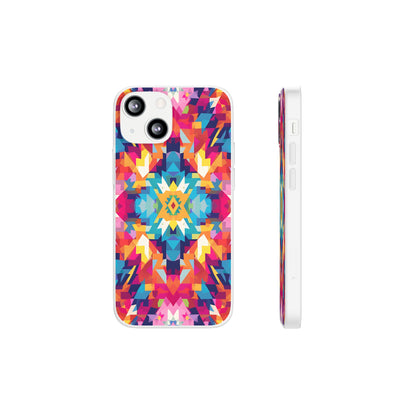 Maya Hayuk  inspired bold, colourful  pattern Phone Case