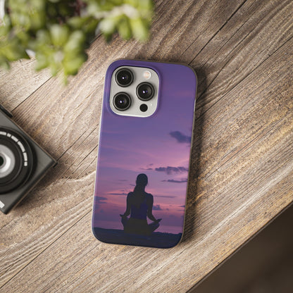 Yoga on the beach Phone Case | iPhone / Samsung