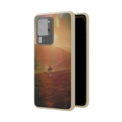 Horse rider cinematic Biodegradable Phone Case | iPhone / Samsung