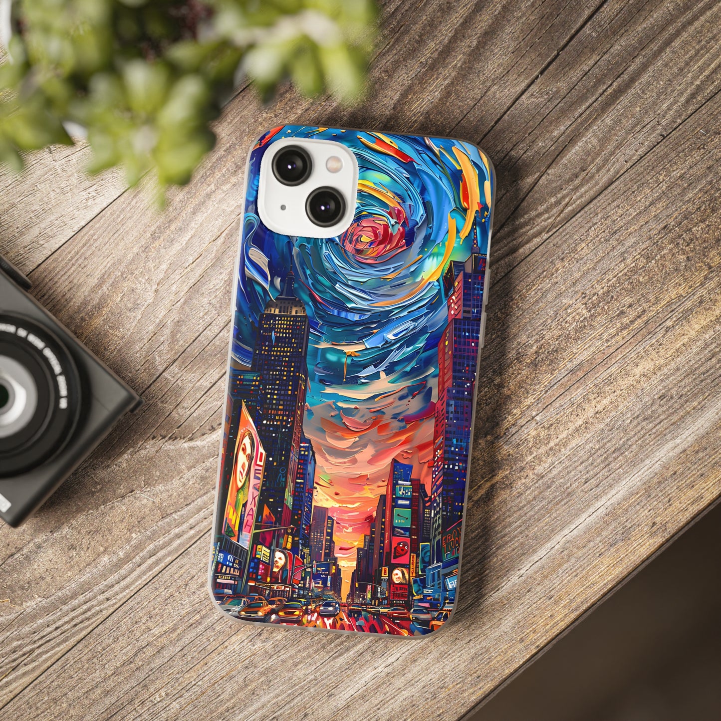 Van Gogh inspired City scene | iPhone/Samsung | Slimline Phone Case