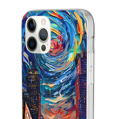 Van Gogh inspired City scene | iPhone/Samsung | Slimline Phone Case