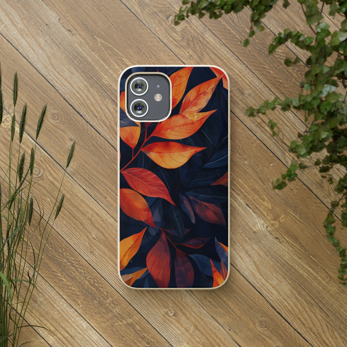 Autumnal Leaves Biodegradable Phone Case | iPhone / Samsung