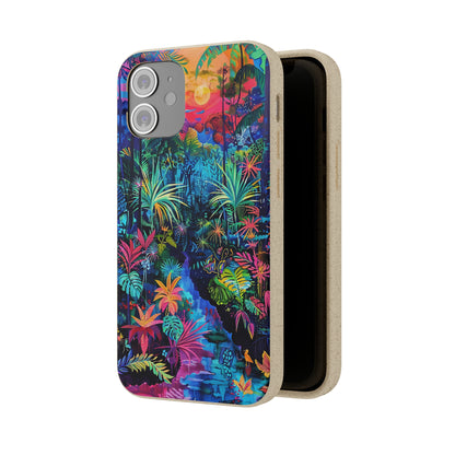 Colourful Rain Forest Biodegradable Phone Case | iPhone / Samsung