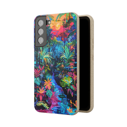 Colourful Rain Forest Biodegradable Phone Case | iPhone / Samsung