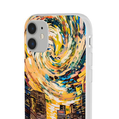 Van Gogh inspired City scene | iPhone/Samsung | Slimline Phone Case