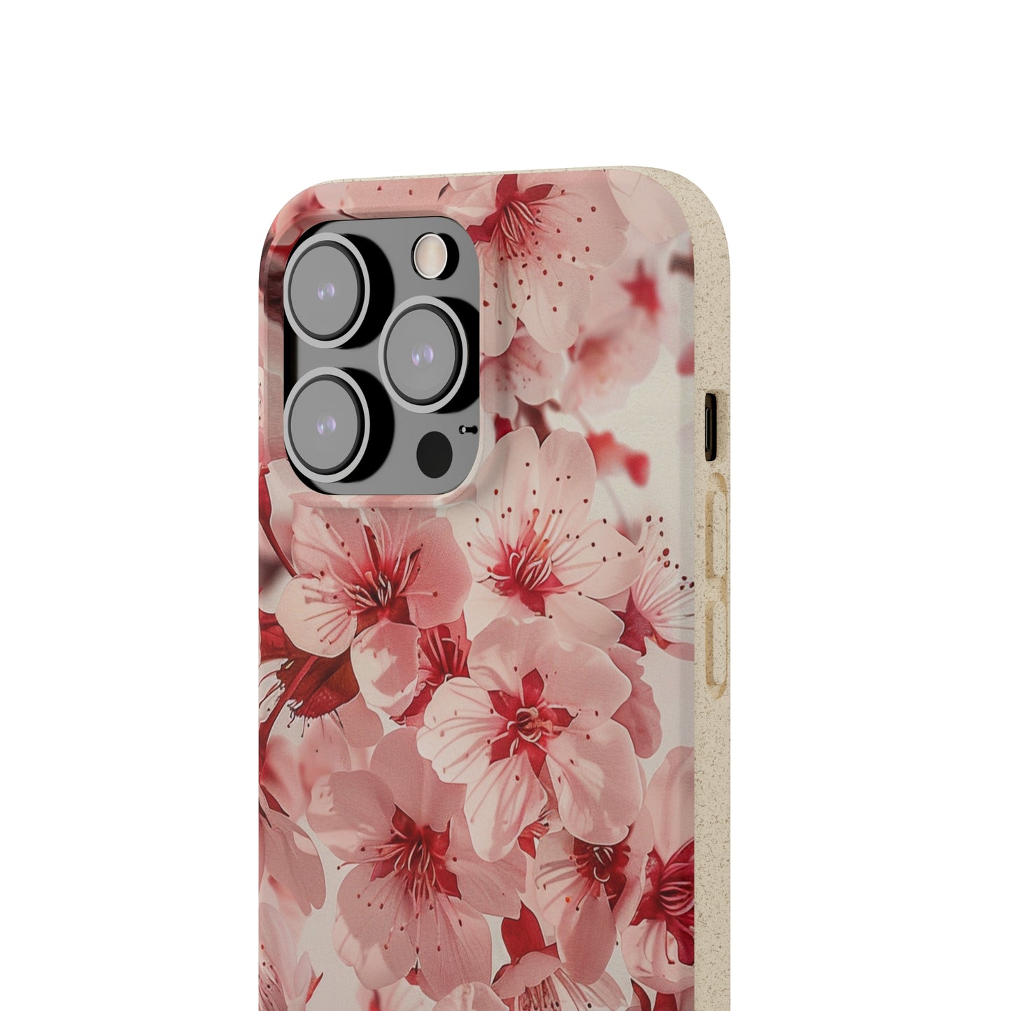 Pink Flowers Biodegradable Phone Case | iPhone / Samsung