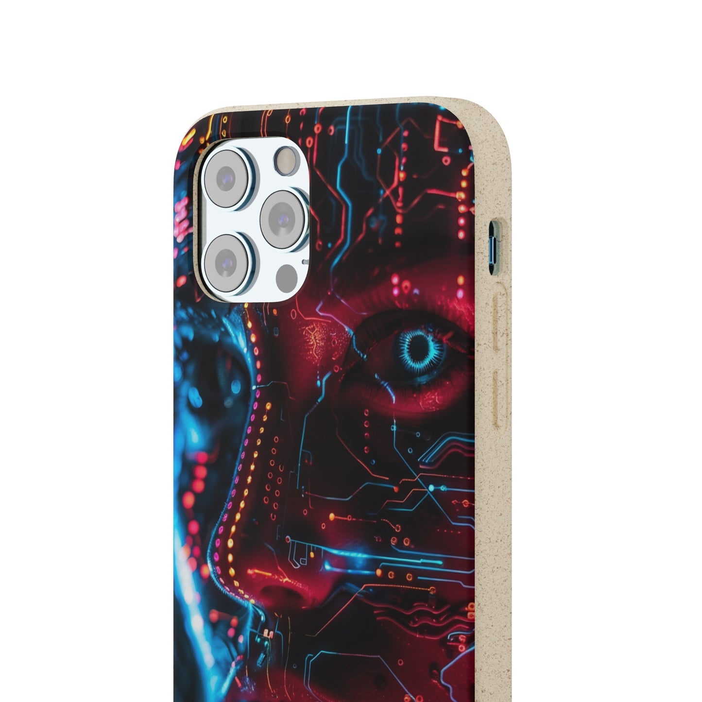 Cyberpunk woman Biodegradable Phone Case | iPhone / Samsung