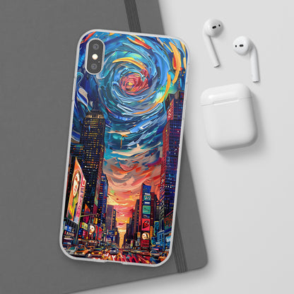 Van Gogh inspired City scene | iPhone/Samsung | Slimline Phone Case