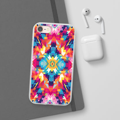 Maya Hayuk  inspired bold, colourful  pattern Phone Case