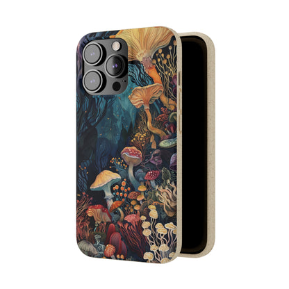 Mushroom Forest Biodegradable Phone Case | iPhone / Samsung