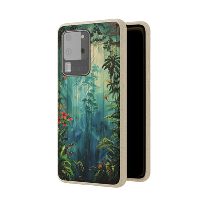 Rain Forest Clearing Scene Biodegradable Phone Case | iPhone / Samsung