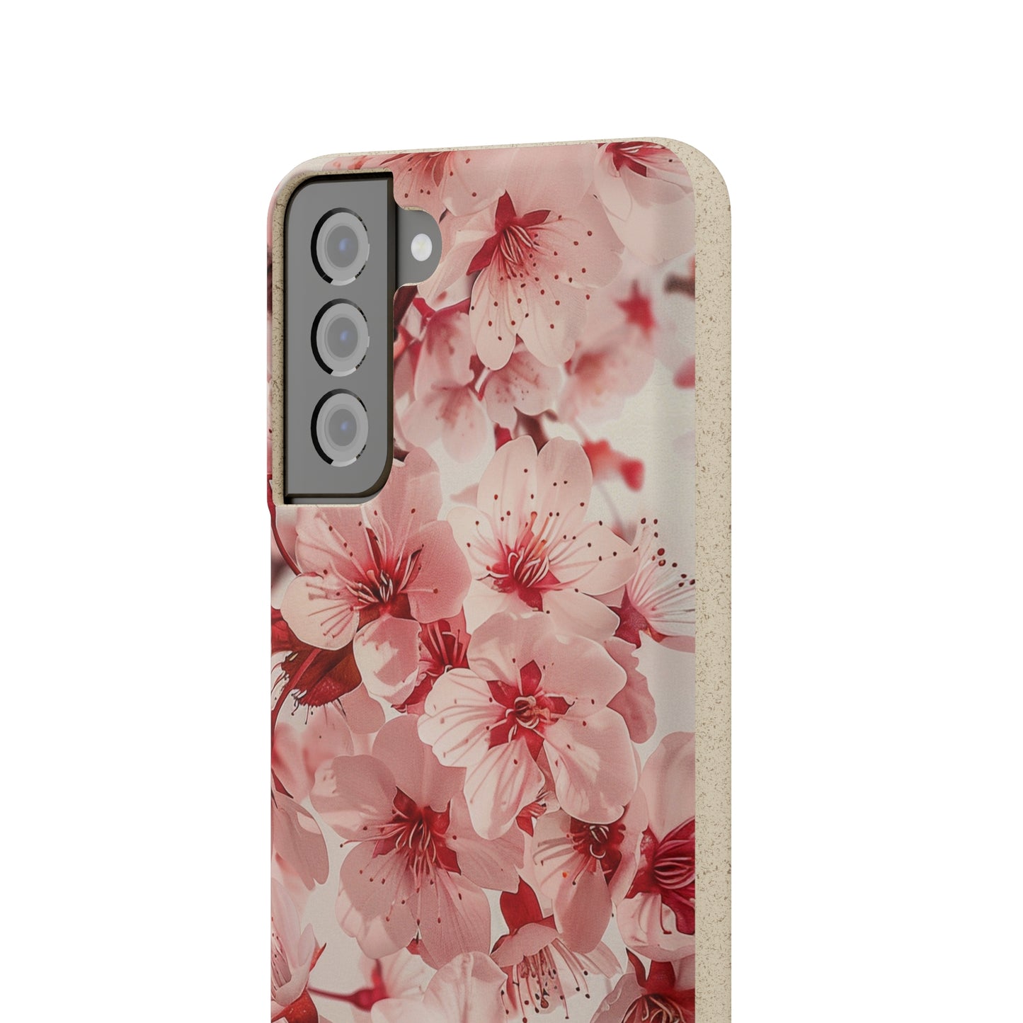 Pink Flowers Biodegradable Phone Case | iPhone / Samsung