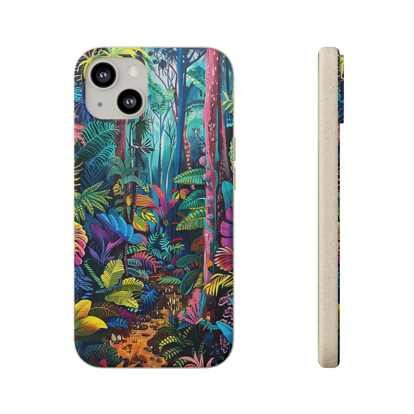 Colourful Rain Forest Biodegradable Phone Case | iPhone / Samsung