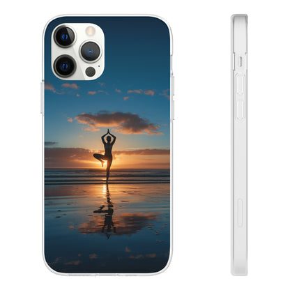 Yoga on the beach Phone Case | iPhone / Samsung