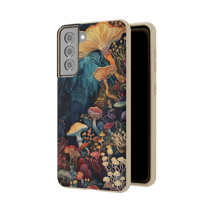 Mushroom Forest Biodegradable Phone Case | iPhone / Samsung