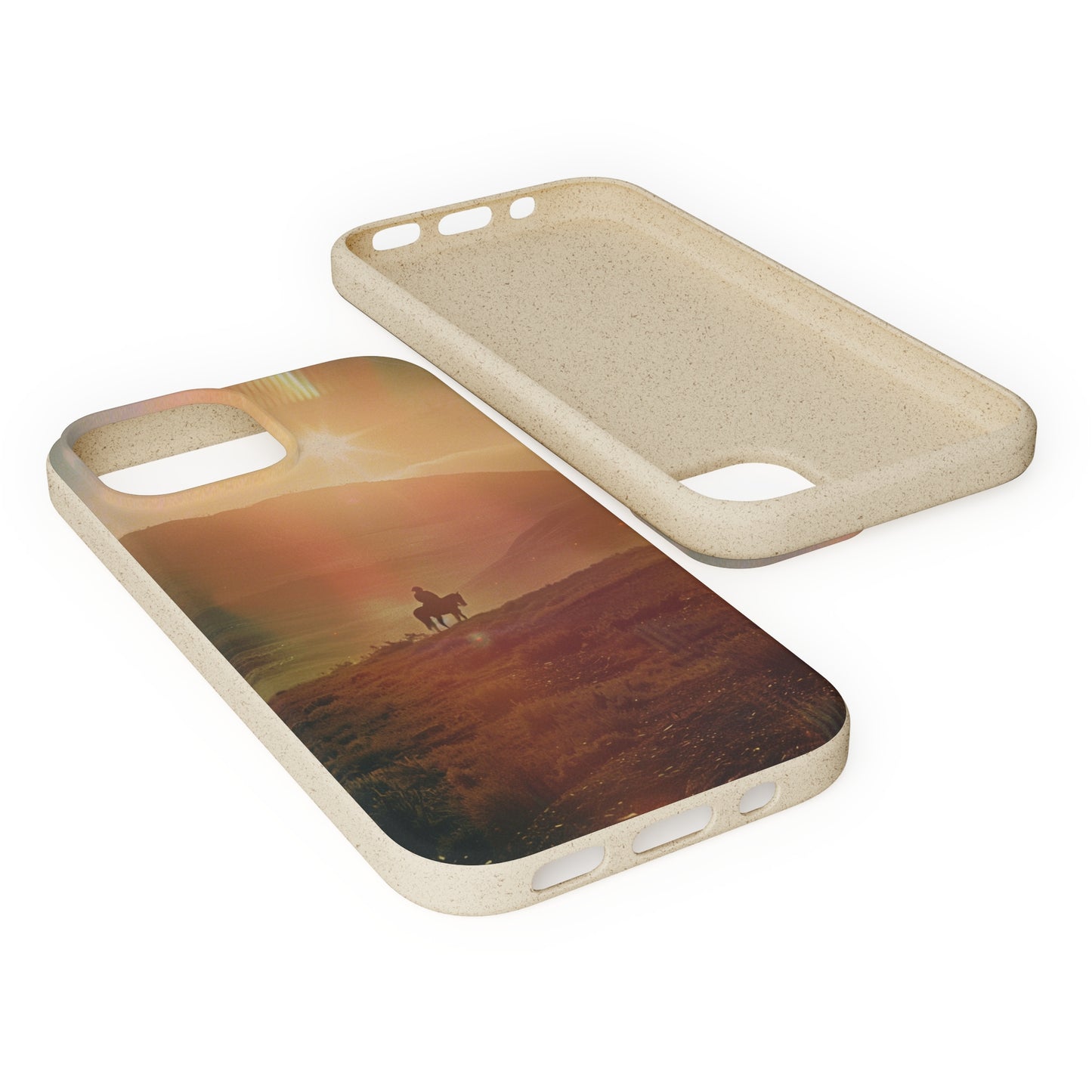 Horse rider cinematic Biodegradable Phone Case | iPhone / Samsung