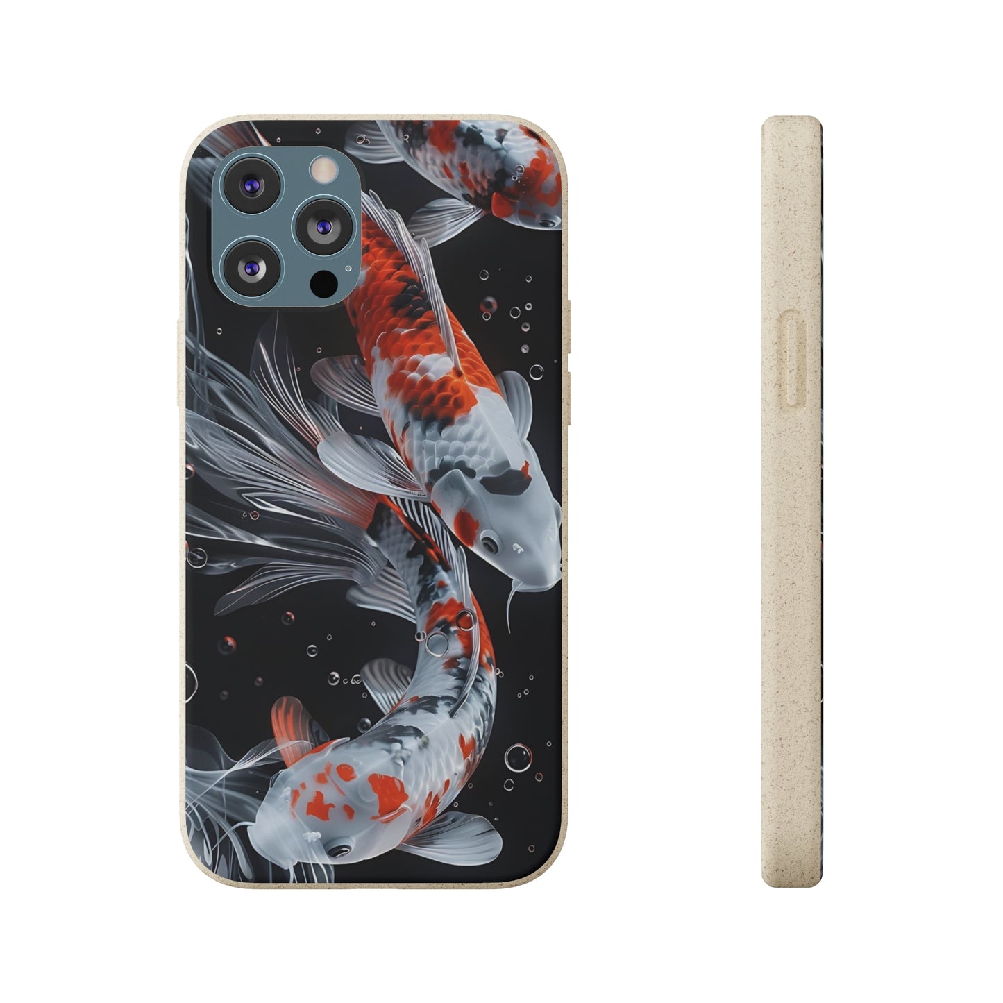 Realistic Koi Fish Biodegradable Phone Case | iPhone / Samsung