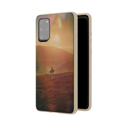 Horse rider cinematic Biodegradable Phone Case | iPhone / Samsung