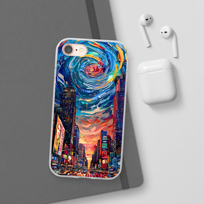 Van Gogh inspired City scene | iPhone/Samsung | Slimline Phone Case